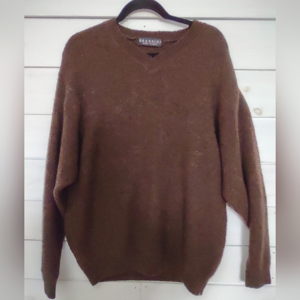 Brandini brown wool blend sweater